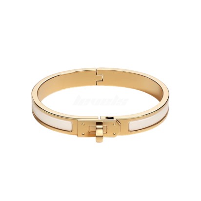 Hermes Mini Clic Kelly Bracelet Crème