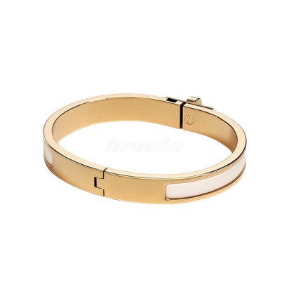 Hermes Mini Clic Kelly Bracelet Crème