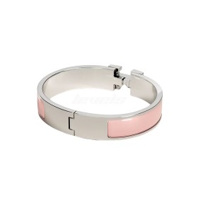 Hermes Clic H Bracelet Rose Candeur