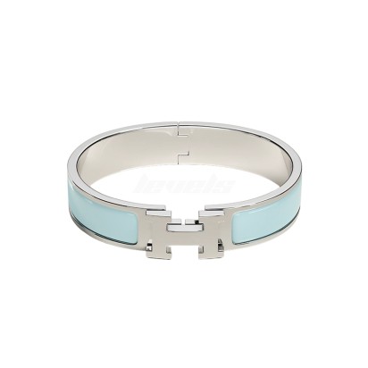 Hermes Clic H Bracelet Bleu Polaire