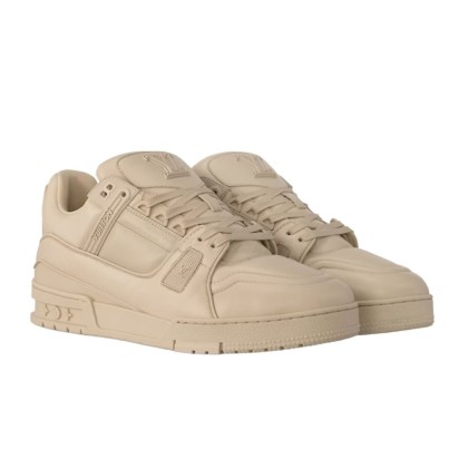 Louis Vuitton Trainer Sneaker Triple Beige