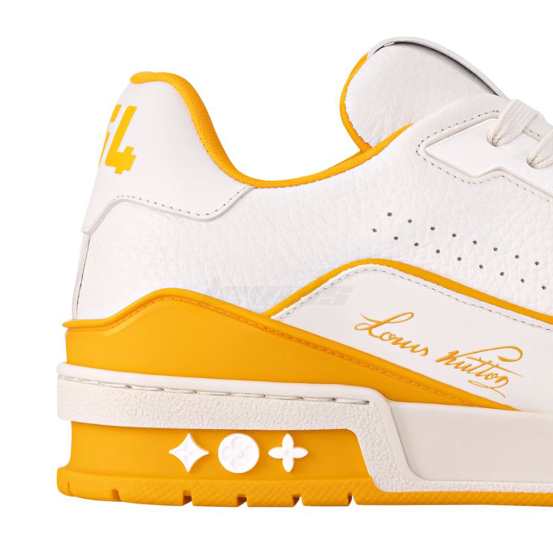 Louis Vuitton Trainer Sneaker #54 Signature Yellow