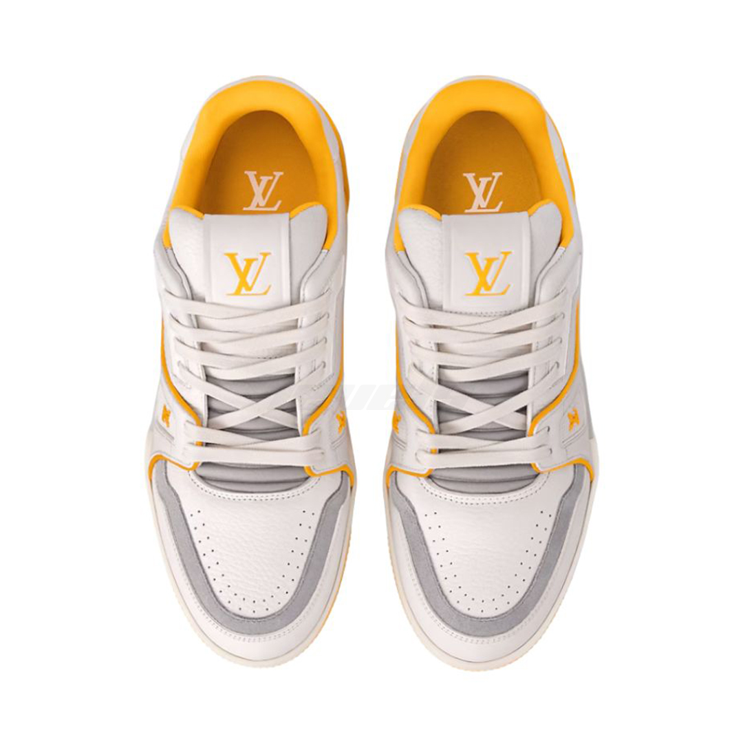 Louis Vuitton Trainer Sneaker #54 Signature Yellow