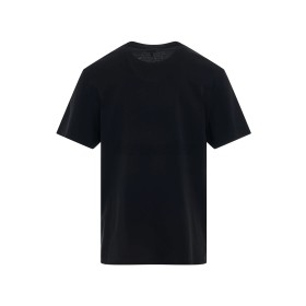 Loewe Embroidered Anagram Logo Relaxed Fit Tee Black