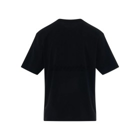 Loewe Anagram Neon Logo Regular Fit Tee Black