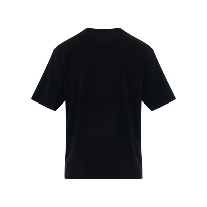 Loewe Anagram Neon Logo Regular Fit Tee Black