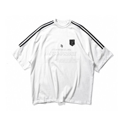 Masonprince MP Logo Y2K 90s OV Raglan Tee White