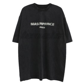 Masonprince Classic Logo Tee Charcoal Grey