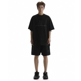 Masonprince MP Embroidery Logo Vintage Tee Black