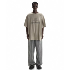 Masonprince MP Embroidery Logo Vintage Tee Pulp White