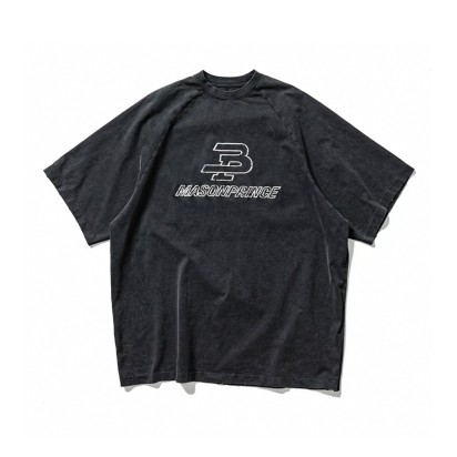 Masonprince MP Embroidery Logo Vintage Tee Process Gray