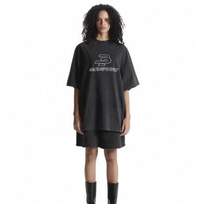 Masonprince MP Embroidery Logo Vintage Tee Process Gray