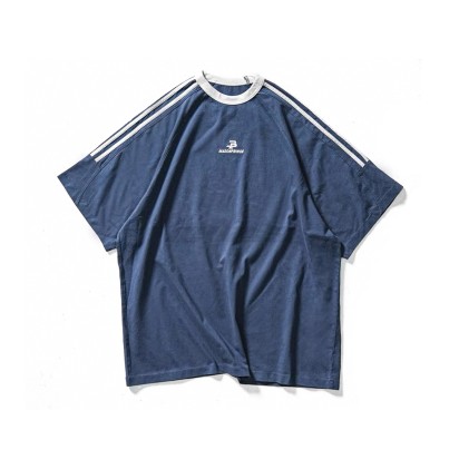 Masonprince MP Logo Y2K 90s Retro Tee Gray Blue