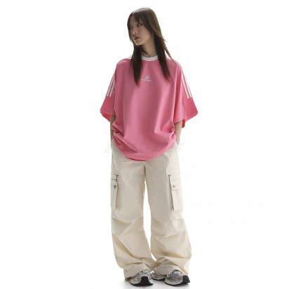 Masonprince MP Logo Y2K 90s Retro Tee Pink