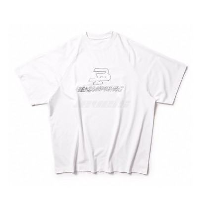 Masonprince MP Embroidery Logo Vintage Tee White