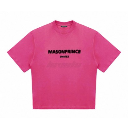Masonprince Classic Logo Tee Rose Red
