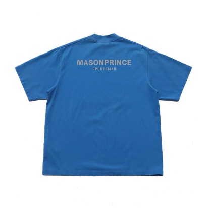 Masonprince Spokesman Reflective Tee Blue