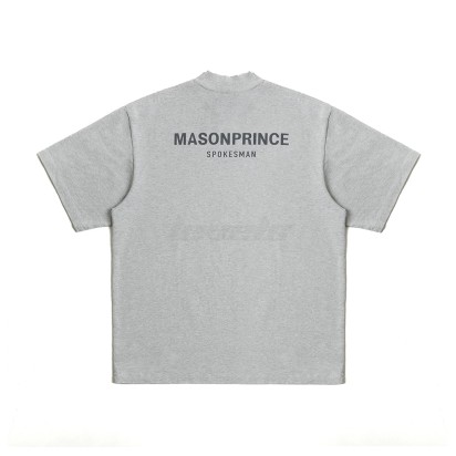 Masonprince Spokesman Reflective Tee Gray