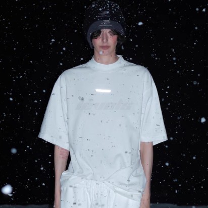 Masonprince Spokesman Reflective Tee White