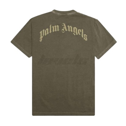 Palm Angels Kill The Bear Tee Military Green