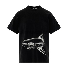 Palm Angels Broken Shark Tee Black