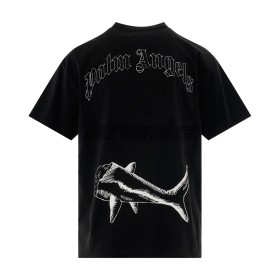 Palm Angels Broken Shark Tee Black