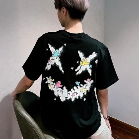 RIC RickyisClown Cloudy Ducky Joker Tee Black