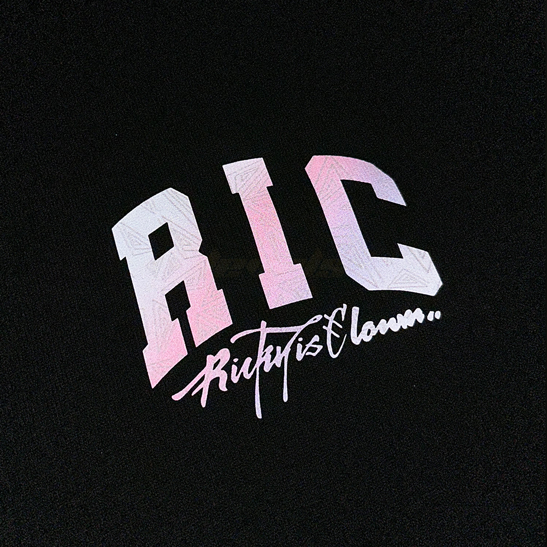 RIC RickyisClown Acute Reflective Joker Tee Black