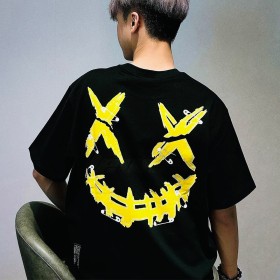 RIC RickyisClown Broken Pin Joker Tee Black