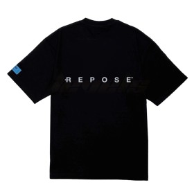 REPOSE Distant Logo Tee Black