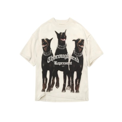 Represent Thoroughbred  Tee Vintage White