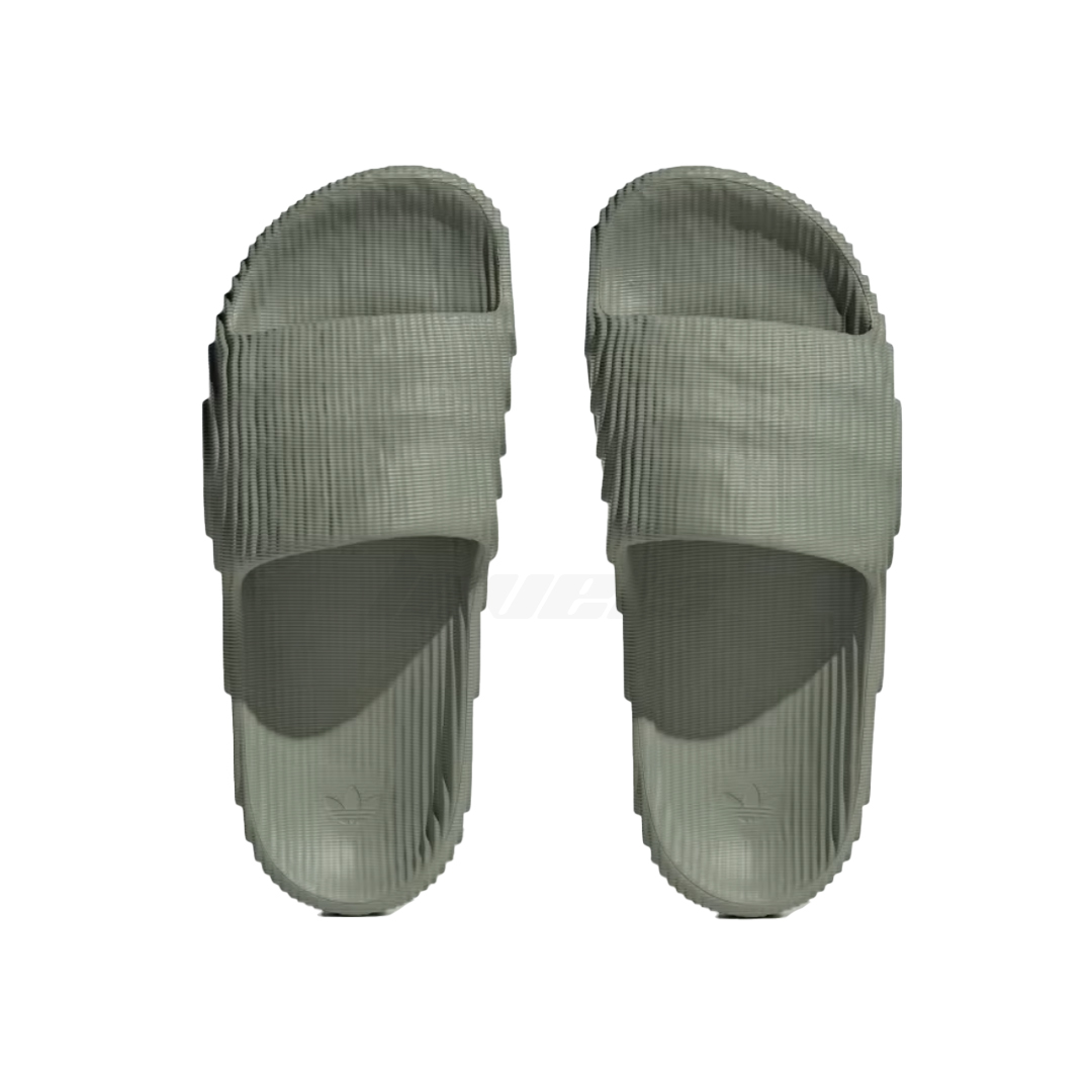 Adidas Adilette 22 Slides Silver Green