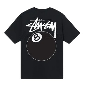 Stussy 8 Ball Tee Black