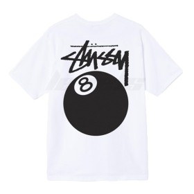 Stussy 8 Ball Tee White