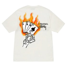 Stussy Read Em' N' Weep Pigment Dyed Tee White