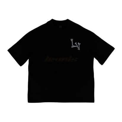 TAXFREE Customized Louis Vuitton Bone Tee Black