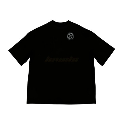 TAXFREE Customized Bone LV Logo Tee Black