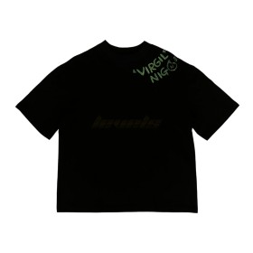 TAXFREE Customized Louis Vuitton x Virgil Nigo Tee Black