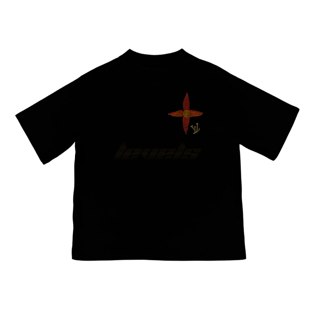 TAXFREE Customized Louis Vuitton Vivienne Tee Black