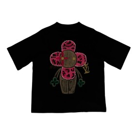 TAXFREE Customized Louis Vuitton Vivienne Tee Black