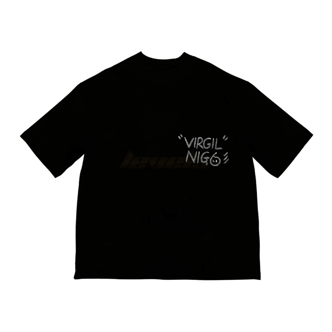 TAXFREE Customized Louis Vuitton x Virgil Nigo Flying Duck Tee Black