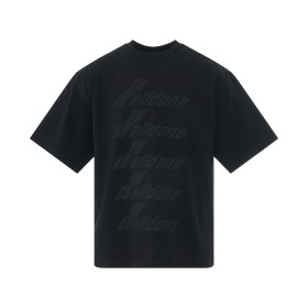 WE11DONE Classic Logo Tee Black