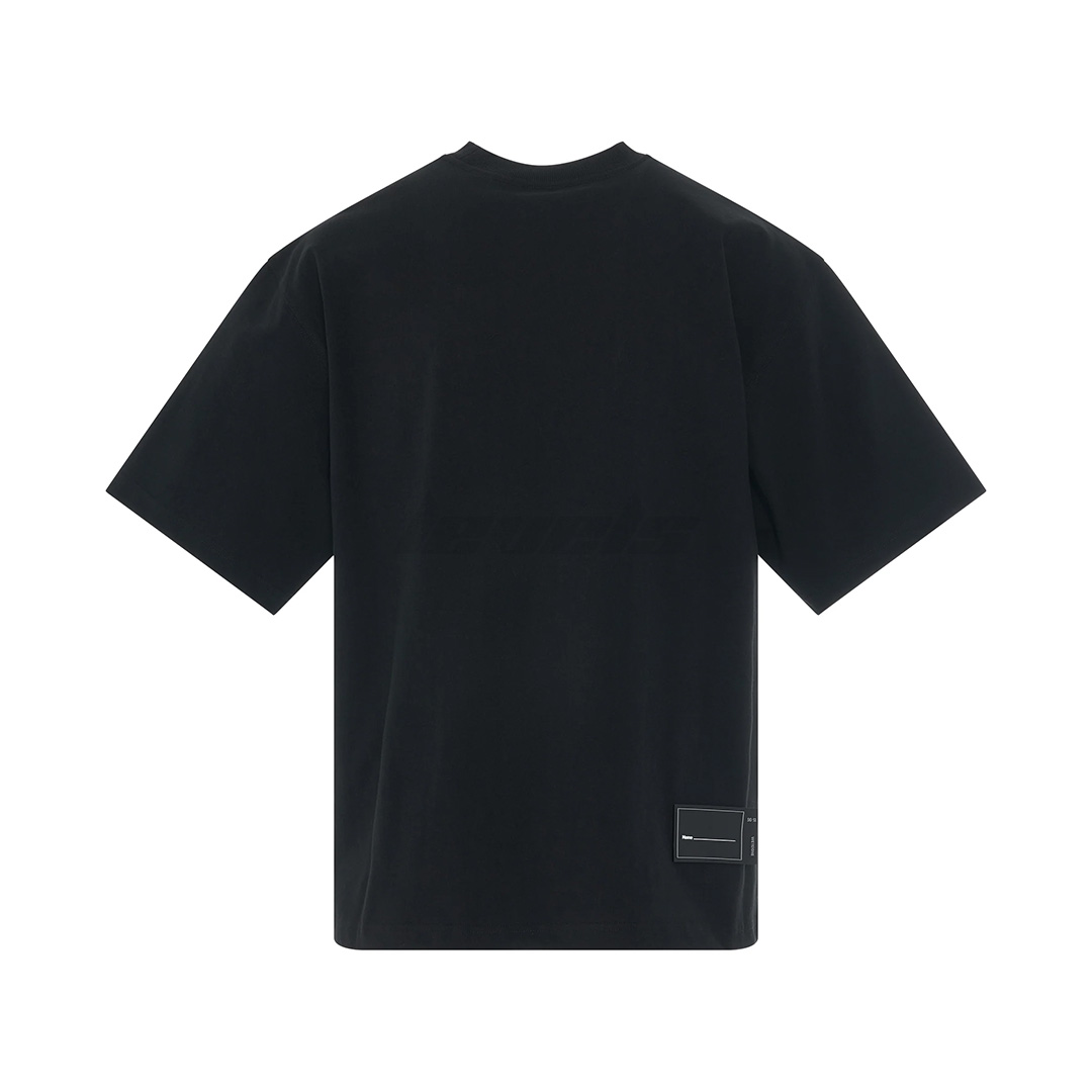 WE11DONE Classic Logo Tee Black