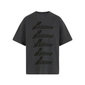 WE11DONE Classic Logo Tee Charcoal