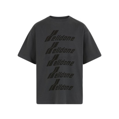 WE11DONE Classic Logo Tee Charcoal