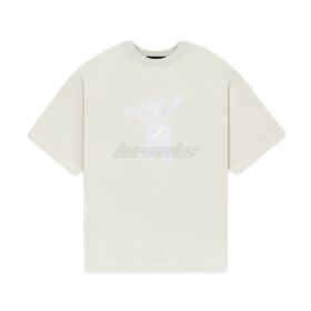 WE11DONE Teddy Logo Tee Ivory