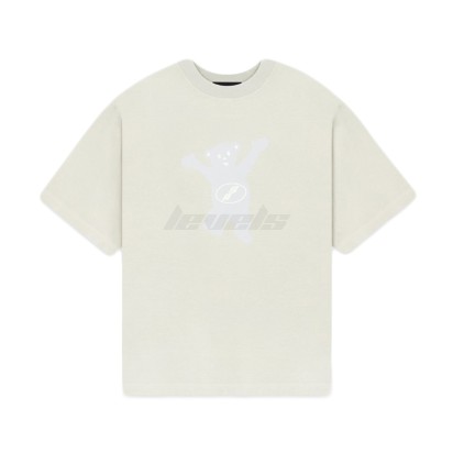 WE11DONE Teddy Logo Tee Ivory