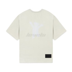 WE11DONE Teddy Logo Tee Ivory