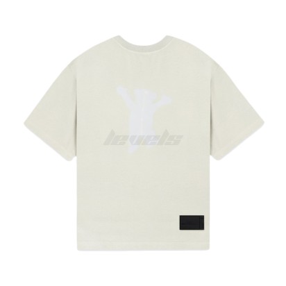 WE11DONE Teddy Logo Tee Ivory