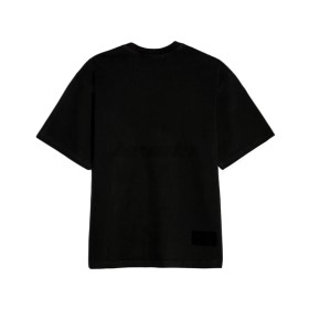 WE11DONE Embroidered Teddy Logo Tee Black